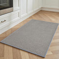 AMOAMI Kitchen Mats for Floor, Non Slip Washable Grey Kitchen Rugs Absorbent Quick Dry and Easy to Clean, Rugs for Kitchen in Front of Sink, 17“*30”