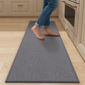 Kitchen Mats for Floor - Kitchen Rugs Non Slip Washable 20"x59", Grey