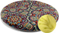 Sigmat Memory Foam Seat Cushion Anti-Slip Soft Round Stool Cushion Chair Pad 15 Inch Graphic