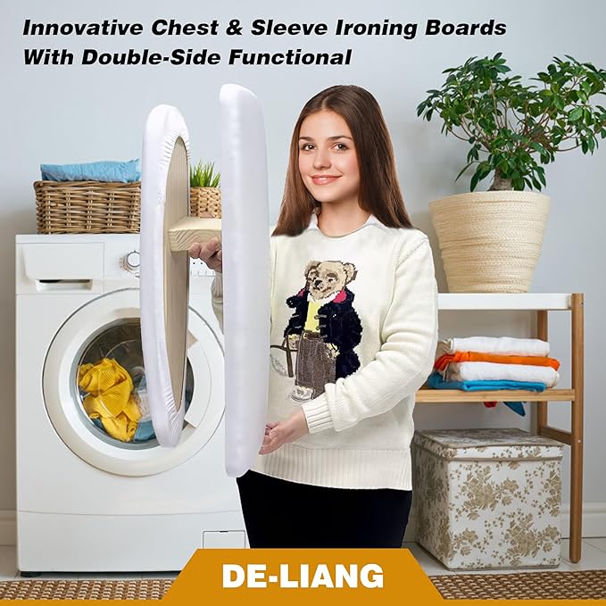 Chest and Sleeve Ironing Board,Two-Sided Ironing Board Professional Garment Pressing Aide