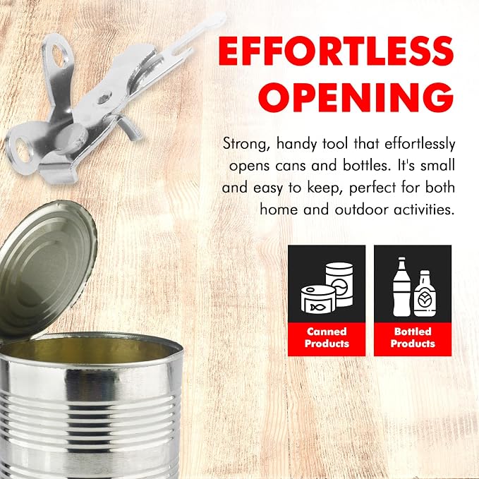 Chef Craft Select Butterfly Can Opener, 4 inches, Nickle Plated