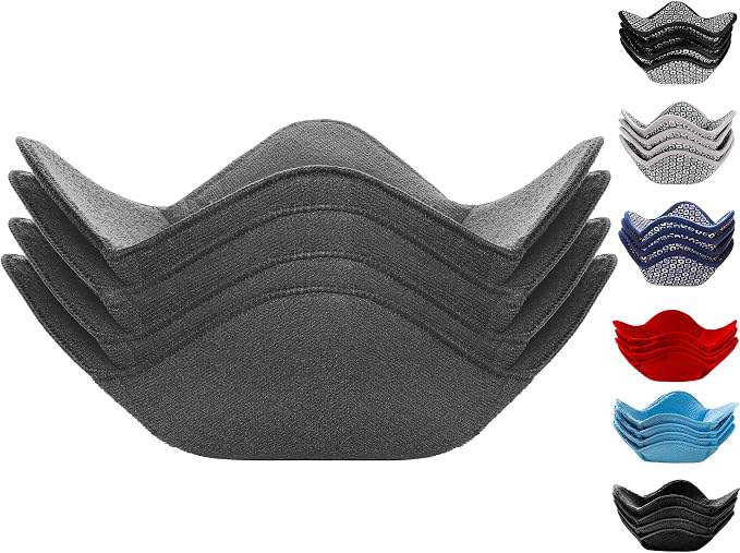 Sheff Set of 4 Plate Cozy Huggers - Reusable Large Bowl Holders - Washable Microwave Plate Huggers - for Hot and Cold Bowls, Dishes (Grey)