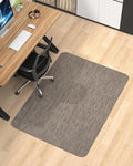 Blvornl Office Chair Mat for Hardwood Floor, 47.2"*60" Desk Computer Chair Mat for Hard Wood, Large Anti-Slip Hard Floor Protector Rolling Chair Mat, PVC Mat Desk Rug for Office and Home Dark Brown