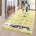 Muddy Mat® | Super Absorbent Door Mat Indoor, Microfiber Quick Dry Chenille Entryway Rug, Non-Slip Front Door Mat, Indoor Mats for Entryway, Machine Washable Pet Rug, Yellow 24"x60"