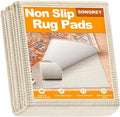 Songrey Non-Slip Rug Pad 10x12 FT, Extra Thick Carpet Pads for Hard Surfaces, Prevents Sliding and Secures Rugs, Provides Floor Protection with Comfort Cushioning