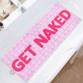 Bathtub Mat Shower Mat Non-Slip - 16x 39 Inch Soft Comfort Bath Mat with Drainage Holes, PVC Loofah Massage Bathmat for Shower, Tub, Bathroom, Wet Areas, Quick Drying