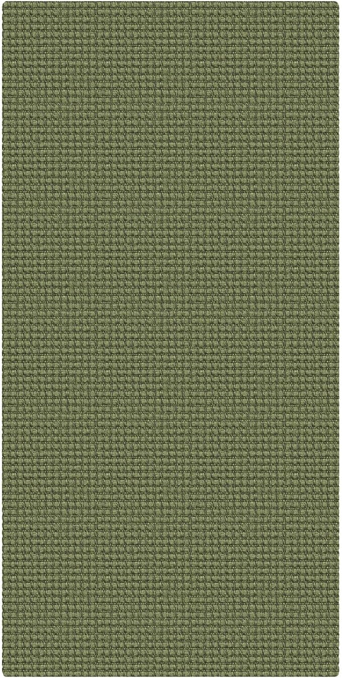 KOZYFLY 2x4 Entry Runner Rug, Small Washable Runners for Entryway, Non Slip Door Mat Indoor Entrance, Front Porch Carpet for Foyer, Kitchen, Bedroom, Bathroom, Olive Green/Earthy Green