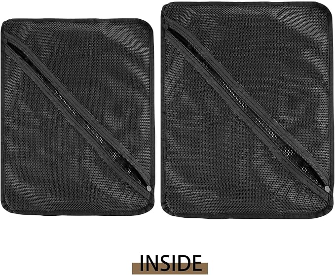 PETAC GEAR Tactical Storage Mesh Pouch Set,Insert Modular Utility Admin Pockets,Travel Organizer EDC Bag