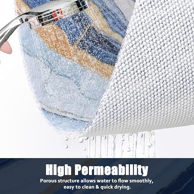 Shower Mat Non Slip: 36x36 Inch Soft and Comfortable Large Shower Mat, PVC Loofah Massage Showe Mats for Inside Shower, Anti Slip Mat for Shower, Tub, Floor, Bathroom, Kitchen, Hotel, Quick Drying