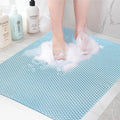 Square Shower Mat: 32"x32" Extra Large Non Slip Shower Mats for Inside Shower, Trimmable PVC Anti Slip Shower Stall Mats, Quick Dry Stand Up Shower Mat for Elderly, Kids