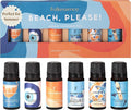 Folkulture Beach Essential Oil Set of 6 | Summer Essential Oils for Diffusers for Home, Humidifiers, Aromatherapy | Neroli, Grapefruit Fragrance Oil for Diffuser, Candle, Soap Making - Summer Vibes