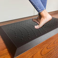 1" Extra Thick Anti Fatigue Kitchen Floor Mat Comfort Standing Mat 40'' x 17'', Office Standing Desk Mat, Kitchen Rug, Massage Points Comfort Mat, 140D PU Foam (Black)