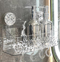Shower Caddy Suction Cup, Wall Mounted Rack Organizer Removable Bathroom Shelf, No Drilling Larger Storage Rack Upgraded, Bathroom Suction Caddy