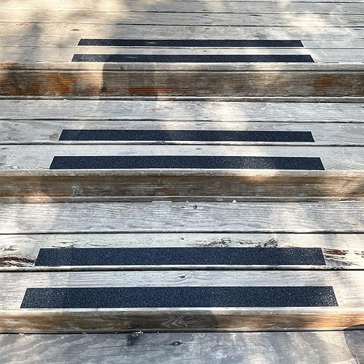COSIMIXO 2" x 35Ft Heavy Duty Anti Slip Tape,Best 80grit Friction,Grip,Abrasive for Stairs Outdoor/Indoor Waterproof Grip Tape Safety Non Skid Tread Staircases Anti-Slip Traction Tape Black