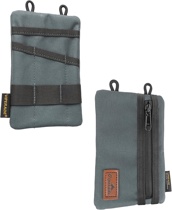 VIPERADE VE1 Pocket Organizer, EDC Pouch for Men, EDC Organizer Storage EDC Gears, Multitool Pocket Pouch Hold Your Flashlight/Pocket Knife, Pen, Notebook