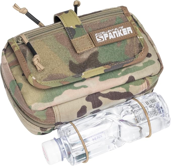 EXCELLENT ELITE SPANKER Tactical First Aid Pouch IFAK Rip Away Molle EMT Pouch Compact Admin Pouch Medical Utility Pouch Emergency Survival Kits for Tactical Vest,Backpack