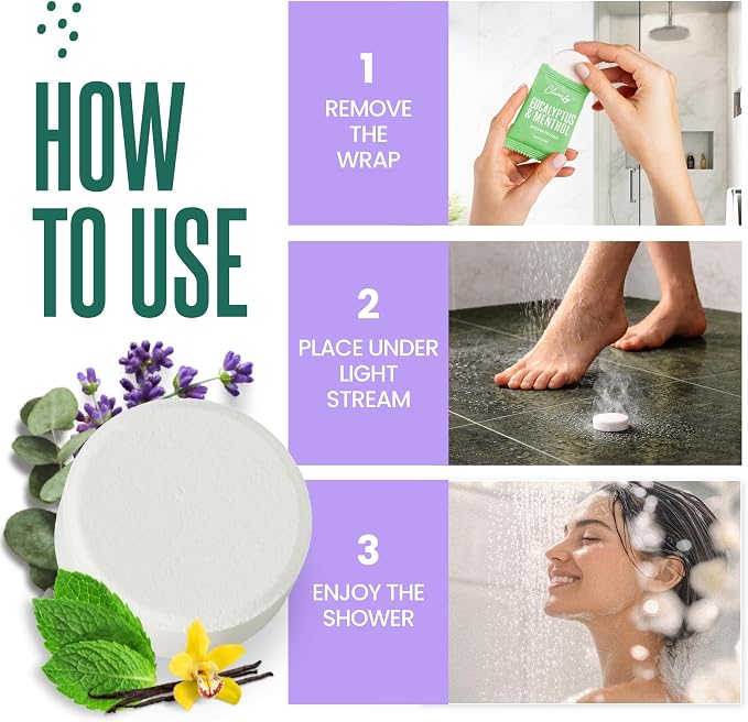 Cleverfy Shower Steamers Aromatherapy - Birthday Gifts for Women, Mom, Wife, Grandma, Her, Best Friend, Daughter, Sister, Teens & Girlfriend - 18 Tablets