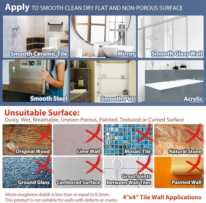 Grab Bars for Bathtubs and Showers 2 Pack Shower Handle, Heavy Duty Suction Grab Bar Bath Handrails for Seniors and Elderly, Bathroom Safety Grip No Drilling Waterproof Removable, Grey