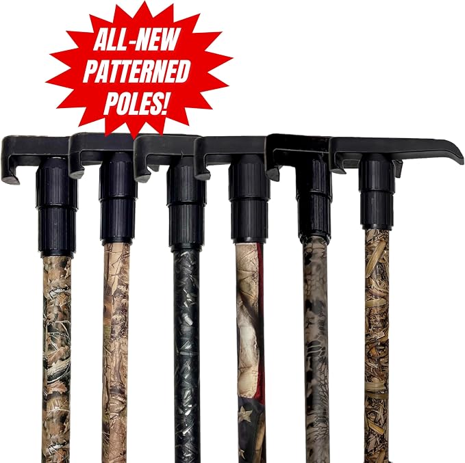 Telescoping Cargo Tool/Multi-Use Cargo Retriever/Extendable Reaching Aid/Reacher/Grabber - Earthtone Terrain Camo