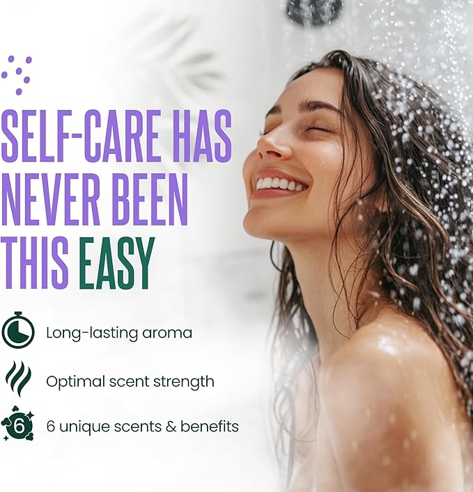 Cleverfy Shower Steamers Aromatherapy - Birthday Gifts for Women, Mom, Wife, Grandma, Her, Best Friend, Daughter, Sister, Teens & Girlfriend - 18 Tablets