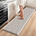 Mattitude 4/5 Inch Kitchen Mat, 24x70in Heavy Duty Ergonomic Comfort Foam Standing Desk Mat, Waterproof Non-Slip Standing Mats and Rugs for Kitchen, Office, Khaki