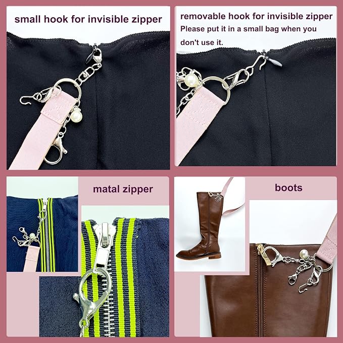 FYOURH Dress Zipper Pull Helper - Zipper Assistant for Elderly & Alone - Green
