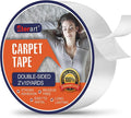 ETERART Heavy Duty Double Sided Carpet Tape - Fiberglass Reinforced, Residue-Free Rug Tape for Hardwood Floors & Tile - Hand Tearable, Anti-Slip Safety for Kids & Pets (2" x 10 Yards, White)