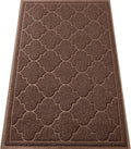 LuxStep Door Mat Large Indoor Outdoor Doormat, Non-Slip Low-Profile Design Front Door Welcome Mat for Entryway,Patio,Garage,High Traffic Areas,(Coffee, 17"x30")