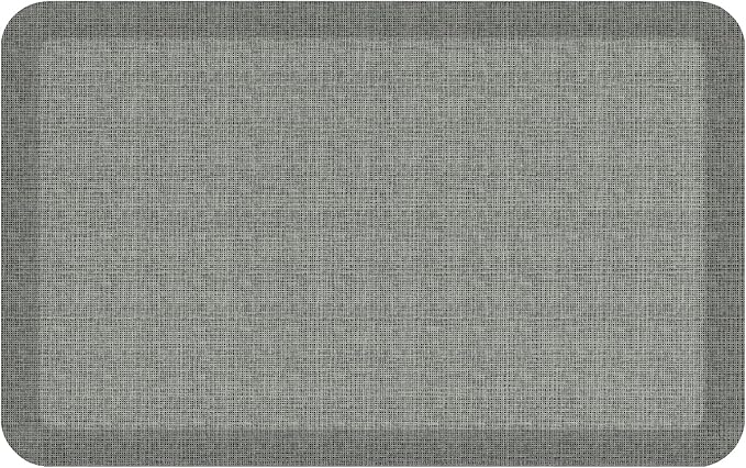 NewLife by GelPro Decorative Foam Floor Mat, 20" x 32", Tweed Grey Goose