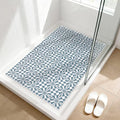Shower Mat Non Slip - Quick Drying Anti Slip Shower Mats for Inside Shower, Soft PVC Loofah Foot Scrubber Mat, Extra Large Bath Mat for Shower, Tub, Bathroom, Floor, Kitchen, Home, Pool, Hotel