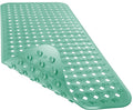 Yimobra Bathtub Mat Non Slip, Super Strong Suction Cups, 27.5"X15.5" Long Shower Mat with Drain Holes, Machine Washable Fast Draining Bath Mats, Bathroom Essentials,MARRS Green