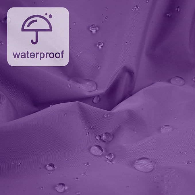 Reusable Shower Cap for Women, Large Waterproof Shower Bonnet with Elastic Band, Washable Bath Hair Cap for Long, Curly Hair, Braids, Daily Shower, Home Spa, Travel(Lavender)