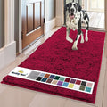 Muddy Mat® | Super Absorbent Door Mat Indoor, Microfiber Quick Dry Chenille Entryway Rug, Non-Slip Front Door Mat, Indoor Mats for Entryway, Machine Washable Pet Rug, Maroon 36"x60"
