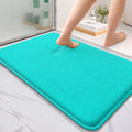 OLANLY Thick Memory Foam Bath Mats Rugs 36x24, Extra Soft Absorbent Bathroom Rug, Quick Dry Bath Mat, Non-Slip, Machine Washable Carpet for Bathroom, Tub and Shower, Home Decor Accessories, Teal