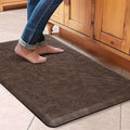 KMAT Kitchen Mat Cushioned Anti-Fatigue Floor Mat Waterproof Non-Slip Standing Mat Ergonomic Comfort Floor Mat Rug for Home,Office,Sink,Laundry,Desk 30"(L) x 20"(W),Brown
