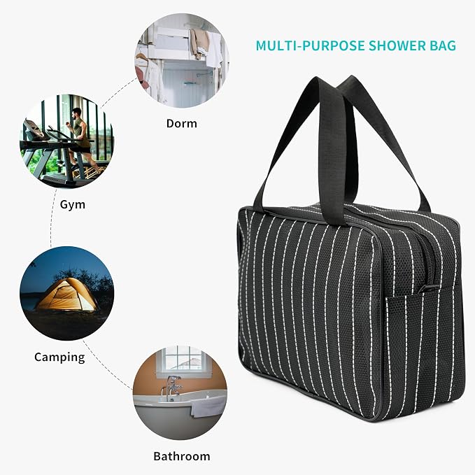 REDSINDA Mesh Shower Caddy Bag for Bathroom Gym Camping Portable Travel Mesh Toiletry Bag for Women Men