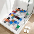 Shower Mat Non Slip - Quick Drying Anti Slip Shower Mats for Inside Shower, Soft PVC Loofah Foot Scrubber Mat, Extra Large Bath Mat for Shower, Tub, Bathroom, Floor, Kitchen, Home, Pool, Hotel