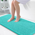 OLANLY Large Bathroom Rugs 45x27, Extra Soft Absorbent Chenille Bath Rugs, Rubber Backing Quick Dry, Machine Washable Bath Mats for Bathroom Floor, Tub and Shower, Home Decor Accessories, Teal
