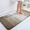 OLANLY Large Bathroom Rugs Mat 45x27, Extra Soft Absorbent Microfiber Bath Rugs, Rubber Backing, Quick Dry, Machine Washable Bath Mat for Bathroom Floor, Tub and Shower, Home Decor Accessories, Coffee