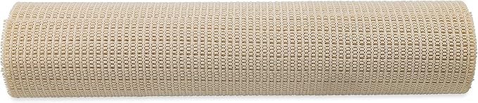 Camco Slip Stop Liner - Prevents Slipping and Sliding in RVs & Camper Kitchen Shelves and Drawers | Great for Toolboxes, Rugs, & More |Durable, Washable Material | 1' x 12' Roll - Cream (43277)