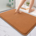 OLANLY Thick Memory Foam Bath Mat Rug 36x24, Extra Soft Absorbent Bathroom Rug, Quick Dry Bath Mats, Non-Slip, Machine Washable Carpet for Bathroom, Tub and Shower, Home Decor Accessories, Clay