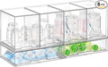 Vtopmart 6 Pack Baby Bottle Organizer Set, Stackable Storage Drawers Ideal for Kichen Countertop, Vanity, Bathroom, Cabinet, Pantry Organization