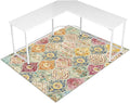 Office Chair Mat for Hardwood Floor & Tile Floor,48"X 60" Heavy Duty Desk Chair Mat for Hard Floors, Under Desk Rug for Rolling Computer Chair,Anti Slip,Low Pile Carpet Floor Protector-Multi