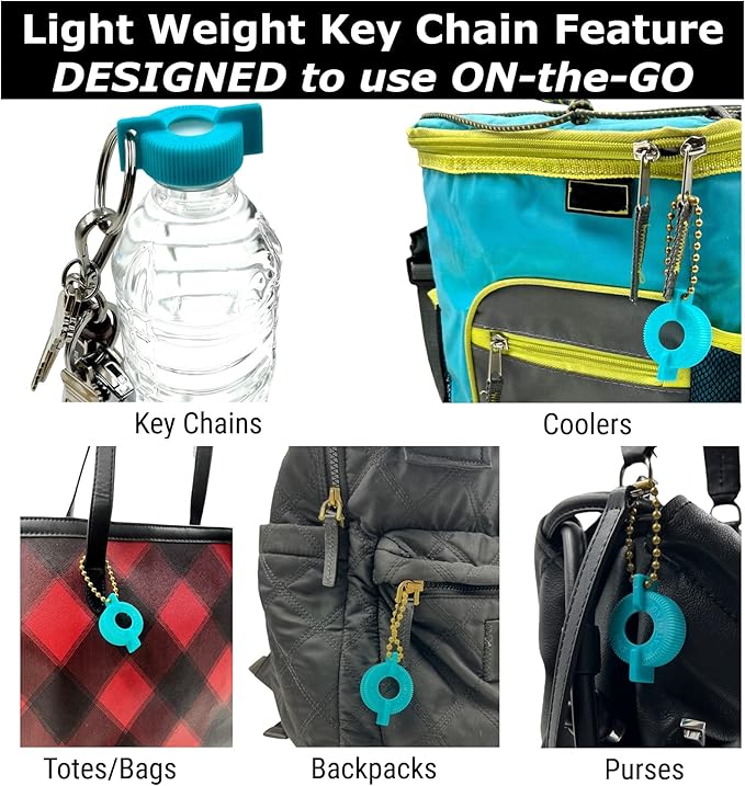 3-Pack WATER BOTTLE Opener ERGO OPENER | Arthritis Sufferers Elderly Seniors Weak Hands | Easy Twist-Off Plastic Bottle Opening Tool Travel On-Go | Carpal Tunnel | MADE in USA