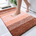 OLANLY Large Bathroom Rugs Mat 44x32, Extra Soft Absorbent Microfiber Bath Rugs, Rubber Backing, Quick Dry, Machine Washable Bath Mat for Bathroom Floor, Tub and Shower, Home Decor Accessories, Orange
