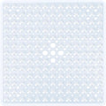 Clear Square Shower Mat Bathtub Mat Non Slip 21x21 Inch, Square Bath Mat for Inside Shower Tub, Shower Stall Mats for Bathroom Floor, Big Suction Cups Drain Hole, Easy Washable, BPA-Free