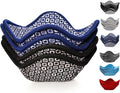 Sheff Microwave Bowl Cozy Holders Set of 4 - Durable and Reliable for Hot and Cold Plates and Dishes - Ideal Household Gift (2 Navy and 2 Black, 7 inch)