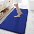 OLANLY Thick Memory Foam Bathroom Runner Rugs 47x20, Extra Soft Absorbent Long Bath Rug, Quick Dry, Non-Slip, Machine Washable Bath Mat for Bathroom, Tub and Shower, Home Decor Accessories, Royal Blue