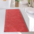 Hearth & Harbor Bathroom Rugs, Chenille Bath Mat - Machine Washable Bath Mats for Bathroom Non-Slip Backing Rubber, Quick Dry Bathroom Mat