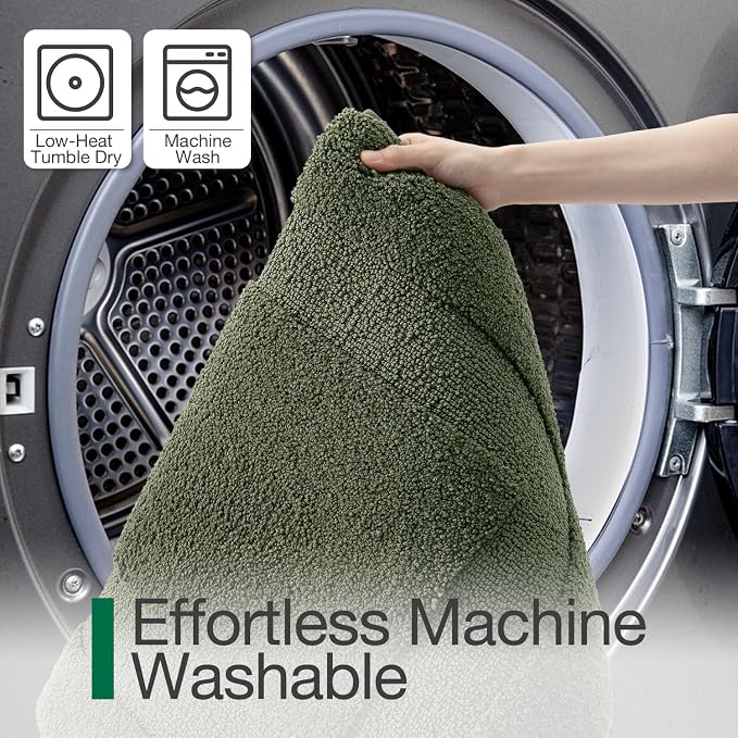 LUMI Ultra Soft Bathroom Rugs Non Slip with Rubber Backing, Absorbent Washable Bath Mat Quick Dry, Upgraded Premium Microfiber Plush Carpet for Bathtub and Shower Floor, Green, 16x24